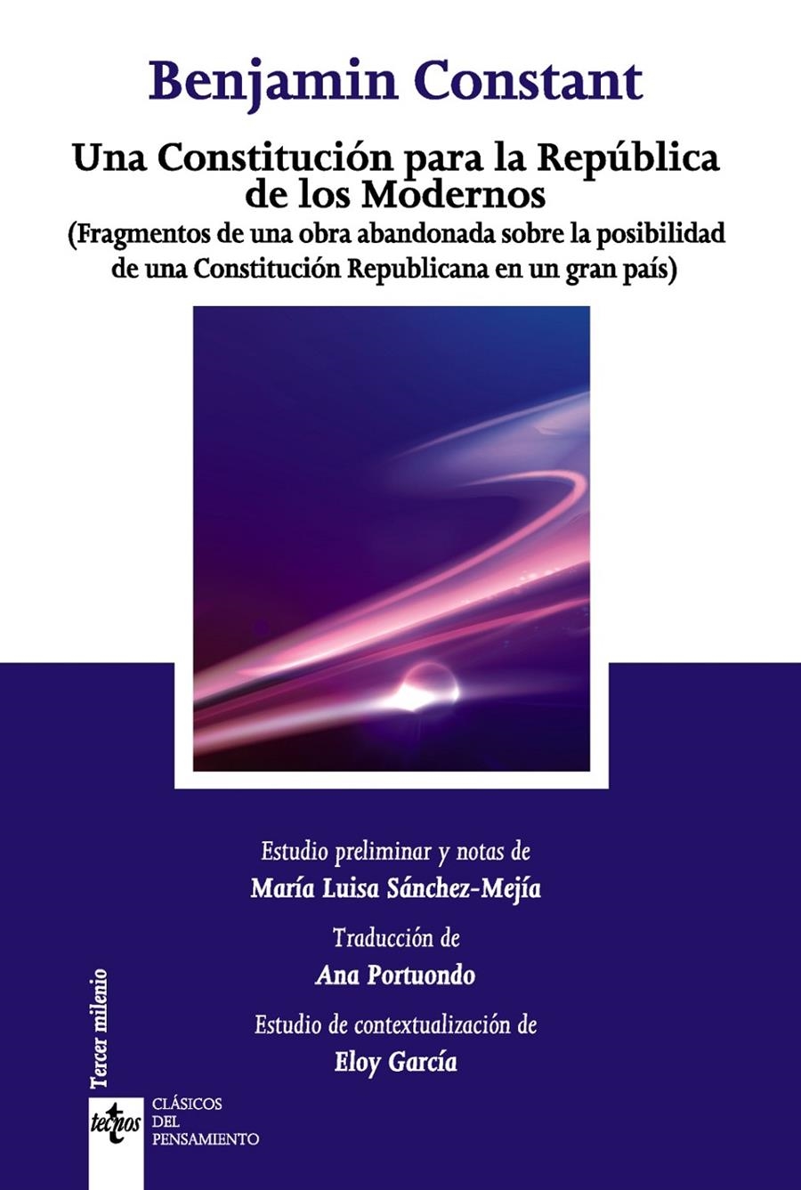 UNA CONSTITUCIÓN PARA LA REPÚBLICA DE LOS MODERNOS | 9788430959105 | CONSTANT, BENJAMIN | Llibreria Drac - Llibreria d'Olot | Comprar llibres en català i castellà online