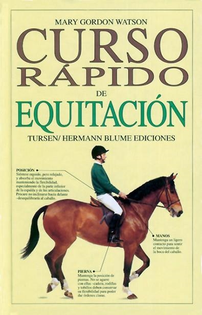 CURSO RAPIDO DE EQUITACION | 9788487756641 | GORDON WATSON, MARY | Llibreria Drac - Llibreria d'Olot | Comprar llibres en català i castellà online