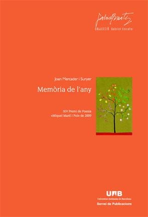 MEMORIA DE L'ANY | 9788449026102 | MERCADER, JOAN | Llibreria Drac - Llibreria d'Olot | Comprar llibres en català i castellà online