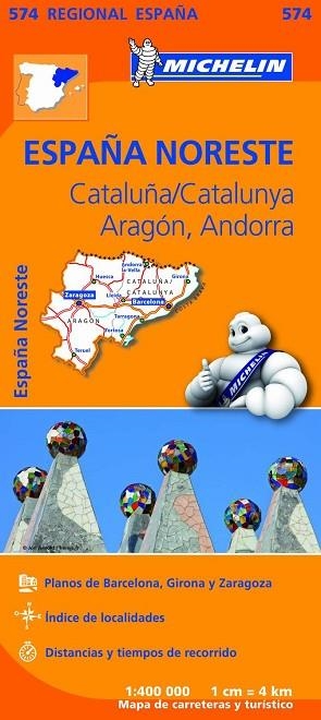 MAPA REGIONAL CATALUÑA/CATALUNYA, ARAGÓN, ANDORRA (574) | 9782067184251 | AAVV | Llibreria Drac - Llibreria d'Olot | Comprar llibres en català i castellà online