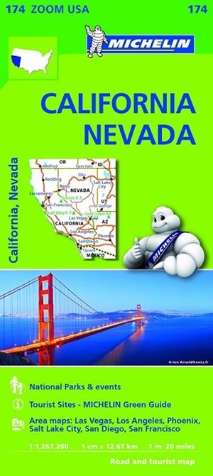 CALIFORNIA, NEVADA (MAPA ZOOM 174) | 9782067190511 | VVAA | Llibreria Drac - Llibreria d'Olot | Comprar llibres en català i castellà online