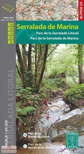 SERRALADA DE MARINA 1:25000 | 9788480905183 | AA.VV. | Llibreria Drac - Llibreria d'Olot | Comprar llibres en català i castellà online