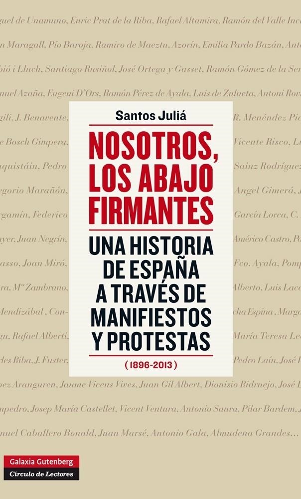 NOSOTROS, LOS ABAJO FIRMANTES | 9788415863434 | JULIÁ, SANTOS | Llibreria Drac - Llibreria d'Olot | Comprar llibres en català i castellà online