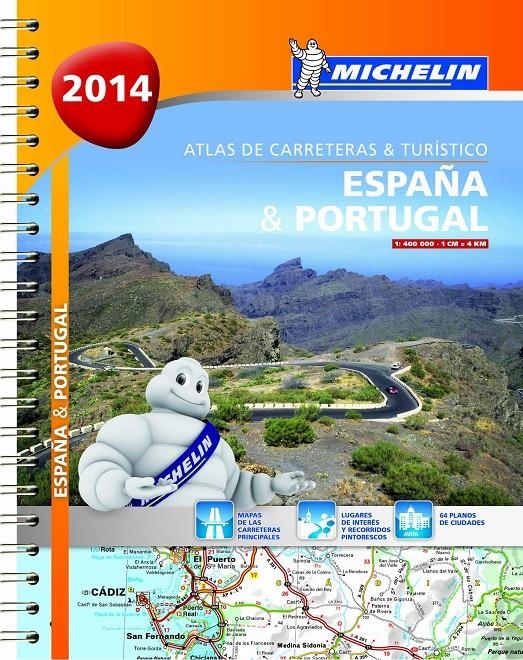 ATLAS ESPAÑA PORTUGAL 2014 (MICHELIN ESPIRAL) | 9782067192539 | VV.AA. | Llibreria Drac - Llibreria d'Olot | Comprar llibres en català i castellà online