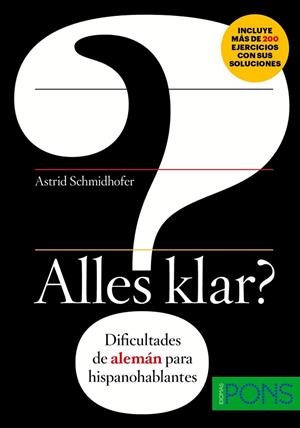 ALLES KLAR? DIFICULTADES DE ALEMÁN PARA HISPANOABLANTES | 9788484432920 | AAVV | Llibreria Drac - Llibreria d'Olot | Comprar llibres en català i castellà online