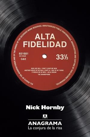 ALTA FIDELIDAD | 9788433921086 | HORNBY, NICK | Llibreria Drac - Llibreria d'Olot | Comprar llibres en català i castellà online