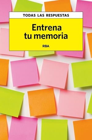 ENTRENA TU MEMORIA | 9788490561249 | AAVV | Llibreria Drac - Llibreria d'Olot | Comprar llibres en català i castellà online