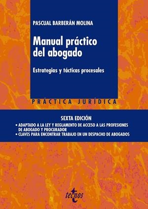 MANUAL PRÁCTICO DEL ABOGADO | 9788430961924 | BARBERÁN, PASCUAL | Llibreria Drac - Llibreria d'Olot | Comprar llibres en català i castellà online