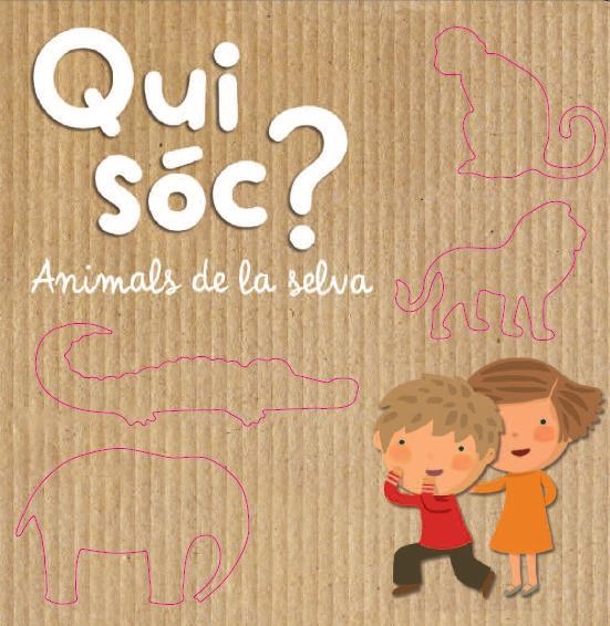 QUI SÓC? ANIMALS DE LA SELVA | 9788490574737 | AADD | Llibreria Drac - Llibreria d'Olot | Comprar llibres en català i castellà online