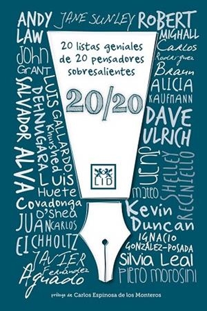 20 LISTAS GENIALES DE 20 PENSADORES SOBRESALIENTES 20/20 | 9788483568903 | ELOSUA, MARCELINO | Llibreria Drac - Llibreria d'Olot | Comprar llibres en català i castellà online