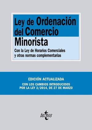 LEY DE ORDENACIÓN DEL COMERCIO MINORISTA | 9788430962327 | AA.DD. | Llibreria Drac - Llibreria d'Olot | Comprar llibres en català i castellà online