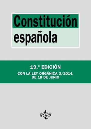 CONSTITUCIÓN ESPAÑOLA (EDICIÓN JUNIO 2014) | 9788430962464 | Llibreria Drac - Llibreria d'Olot | Comprar llibres en català i castellà online