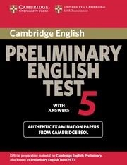 CAMBRIDGE PRELIMINARY ENGLISH TEST 5 STUDENT'S BOOK WITH ANSWERS | 9780521714389 | VV.AA. | Llibreria Drac - Llibreria d'Olot | Comprar llibres en català i castellà online