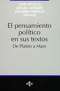 PENSAMIENTO POLITICO EN SUS TEXTOS | 9788430925223 | BOTELLA,JUAN | Llibreria Drac - Llibreria d'Olot | Comprar llibres en català i castellà online