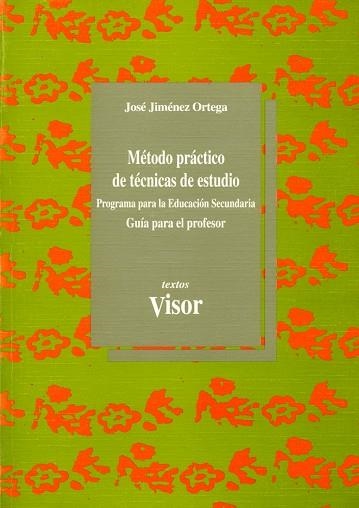 METODO PRACTICO DE TECNICAS DE ESTUDIO.PROFESOR | 9788477745037 | JIMENEZ ORTEGA, JOSE | Llibreria Drac - Llibreria d'Olot | Comprar llibres en català i castellà online