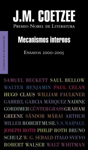 MECANISMOS INTERNOS. ENSAYOS 2000-2005 | 9788439721581 | COETZEE, J.M. | Llibreria Drac - Llibreria d'Olot | Comprar llibres en català i castellà online