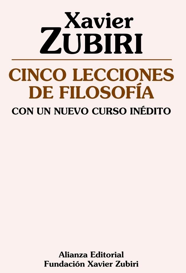 CINCO LECCIONES DE FILOSOFIA | 9788420683997 | ZUBIRI, XAVIER. | Llibreria Drac - Llibreria d'Olot | Comprar llibres en català i castellà online