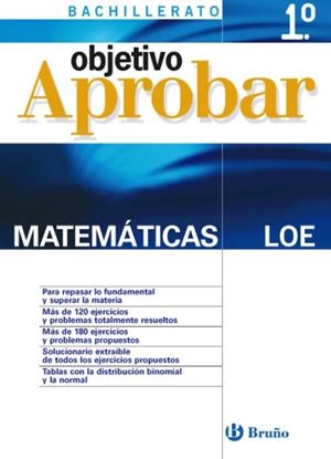 OBJETIVO APROBAR MATEMATICAS 1 BACHILLERATO | 9788421660157 | VV.AA. | Llibreria Drac - Llibreria d'Olot | Comprar llibres en català i castellà online