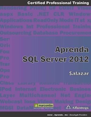 APRENDA SQL SERVER 2012 | 9788426719805 | SALAZAR | Llibreria Drac - Llibreria d'Olot | Comprar llibres en català i castellà online