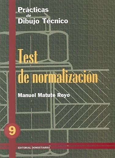 TEST DE NORMALIZACION N#9 | 9788470631450 | MATUTE ROYO | Llibreria Drac - Llibreria d'Olot | Comprar llibres en català i castellà online