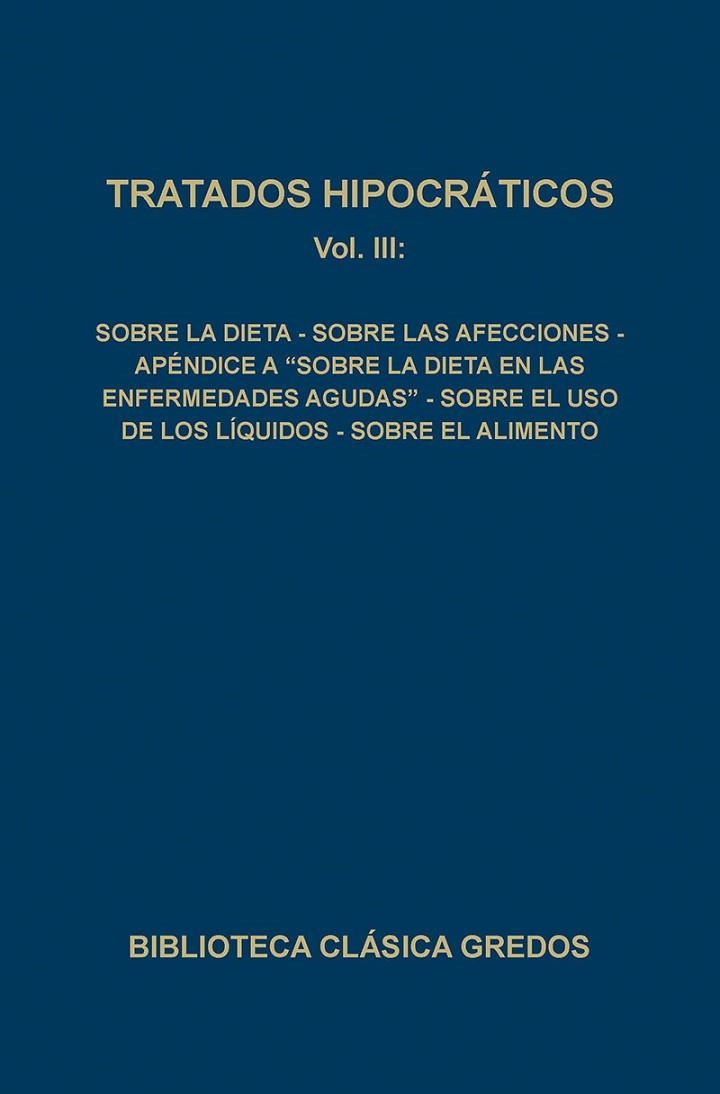 TRATADOS HIPOCRATICOS III | 9788424910198 | Llibreria Drac - Llibreria d'Olot | Comprar llibres en català i castellà online