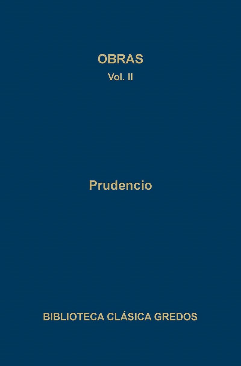 OBRAS II | 9788424918699 | PRUDENCIO | Llibreria Drac - Llibreria d'Olot | Comprar llibres en català i castellà online