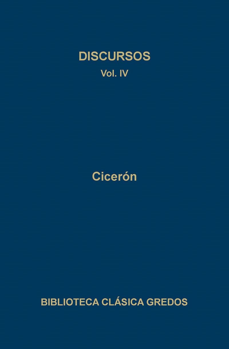 DISCURSOS IV | 9788424916497 | CICERON, MARCO TULIO | Llibreria Drac - Librería de Olot | Comprar libros en catalán y castellano online