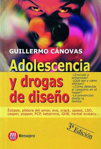 ADOLESCENCIA Y DROGAS DE DISEÑO | 9788427120686 | CANOVAS, GUILLERMO | Llibreria Drac - Llibreria d'Olot | Comprar llibres en català i castellà online