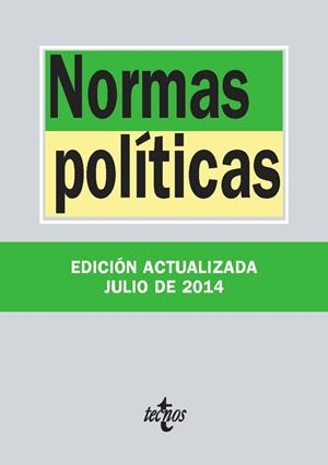 NORMAS POLÍTICAS (EDICIÓN AGOSTO 2014) | 9788430962372 | VV.AA. | Llibreria Drac - Llibreria d'Olot | Comprar llibres en català i castellà online