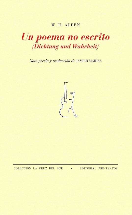 POEMA NO ESCRITO,UN | 9788481910766 | AUDEN,W.H. | Llibreria Drac - Llibreria d'Olot | Comprar llibres en català i castellà online