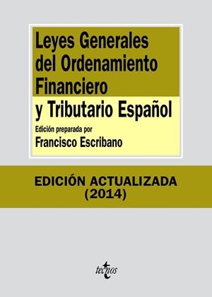 LEYES GENERALES DEL ORDENAMIENTO FINANCIERO Y TRIBUTARIO ESPAÑOL | 9788430963614 | AA.DD | Llibreria Drac - Llibreria d'Olot | Comprar llibres en català i castellà online