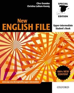 NEW ENGLISH FILE UPPER-INTERMEDIATE: STUDENT'S BOOK | 9780194518437 | CLIVE OXENDEN/CRISTINA LATHAM KOENIG | Llibreria Drac - Llibreria d'Olot | Comprar llibres en català i castellà online