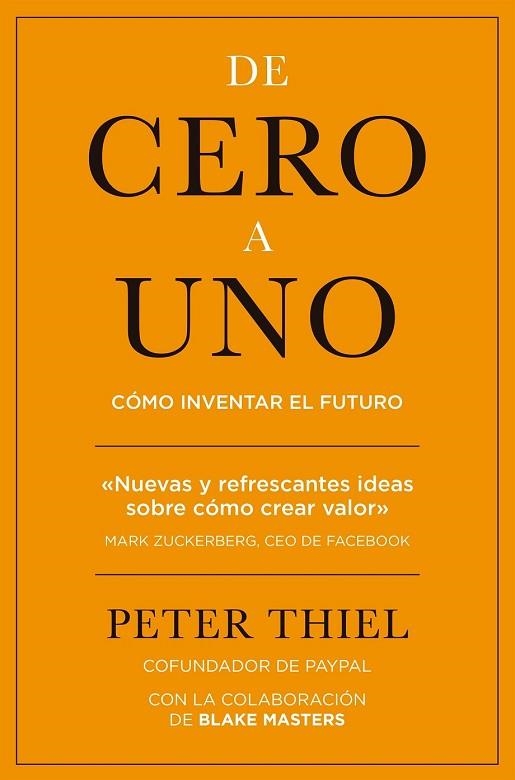 DE CERO A UNO | 9788498753530 | THIEL, PETER | Llibreria Drac - Llibreria d'Olot | Comprar llibres en català i castellà online