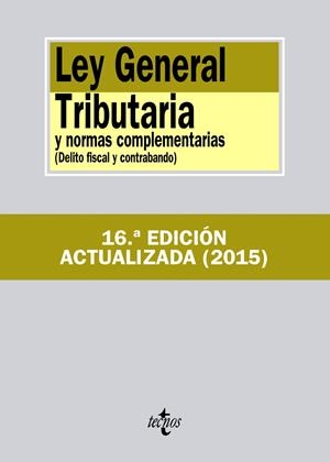 LEY GENERAL TRIBUTARIA Y NORMAS COMPLEMENTARIAS (16ª EDICION) | 9788430963591 | VV.AA. | Llibreria Drac - Llibreria d'Olot | Comprar llibres en català i castellà online