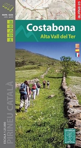 COSTABONA ALTA VALL DEL TER. MAPA I GUIA EXCURSIONISTA 1:25000 | 9788480905688 | AA.DD. | Llibreria Drac - Llibreria d'Olot | Comprar llibres en català i castellà online