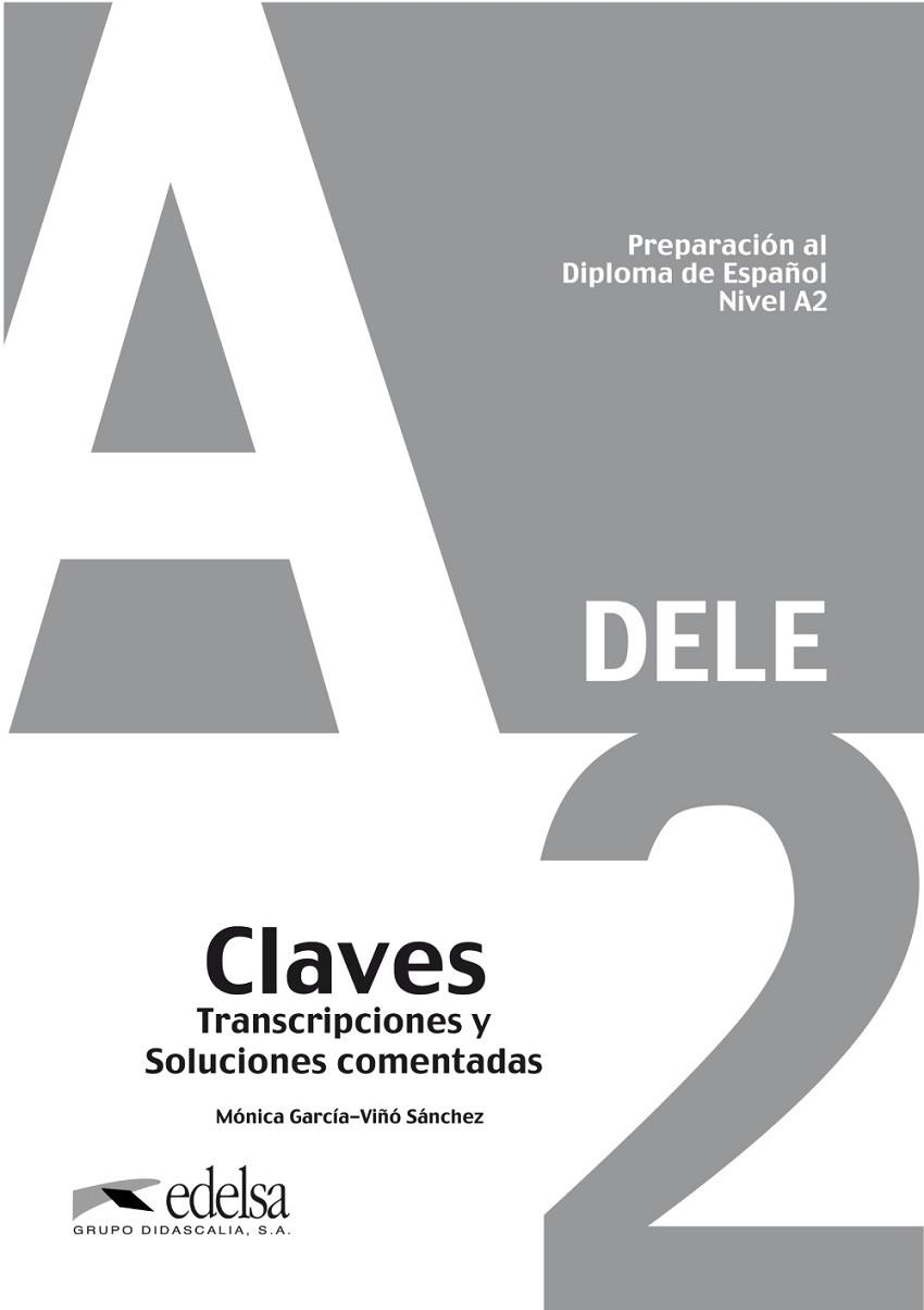 CLAVES DELE A2 | 9788477116356 | GARCÍA-VIÑÓ, MÓNICA | Llibreria Drac - Llibreria d'Olot | Comprar llibres en català i castellà online