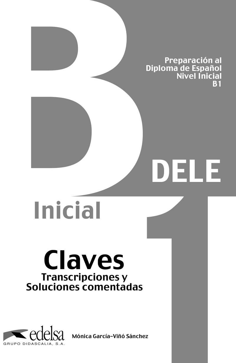 DELE B1. CLAVES | 9788477113546 | GARCÍA-VIÑÓ, MÓNICA | Llibreria Drac - Llibreria d'Olot | Comprar llibres en català i castellà online