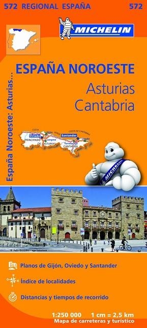 ESPAÑA NOROESTE ASTURIAS CANTABRIA (REGIONAL 572) | 9782067184152 | Llibreria Drac - Llibreria d'Olot | Comprar llibres en català i castellà online