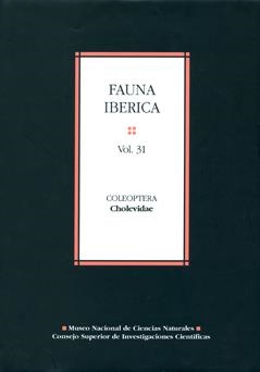 FAUNA IBÉRICA. VOL. 31. COLEOPTERA: CHOLEVIDAE | 9788400087296 | SALGADO COSTAS, JOSÉ MARÍA/BLAS ESTEBAN, MARINA/FRESNEDA GASPAR, JAVIER | Llibreria Drac - Llibreria d'Olot | Comprar llibres en català i castellà online