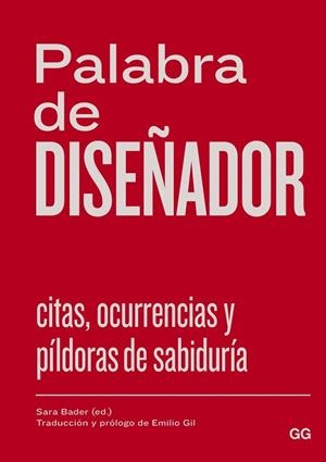 PALABRA DE DISEÑADOR | 9788425227783 | BADER, SARA | Llibreria Drac - Llibreria d'Olot | Comprar llibres en català i castellà online