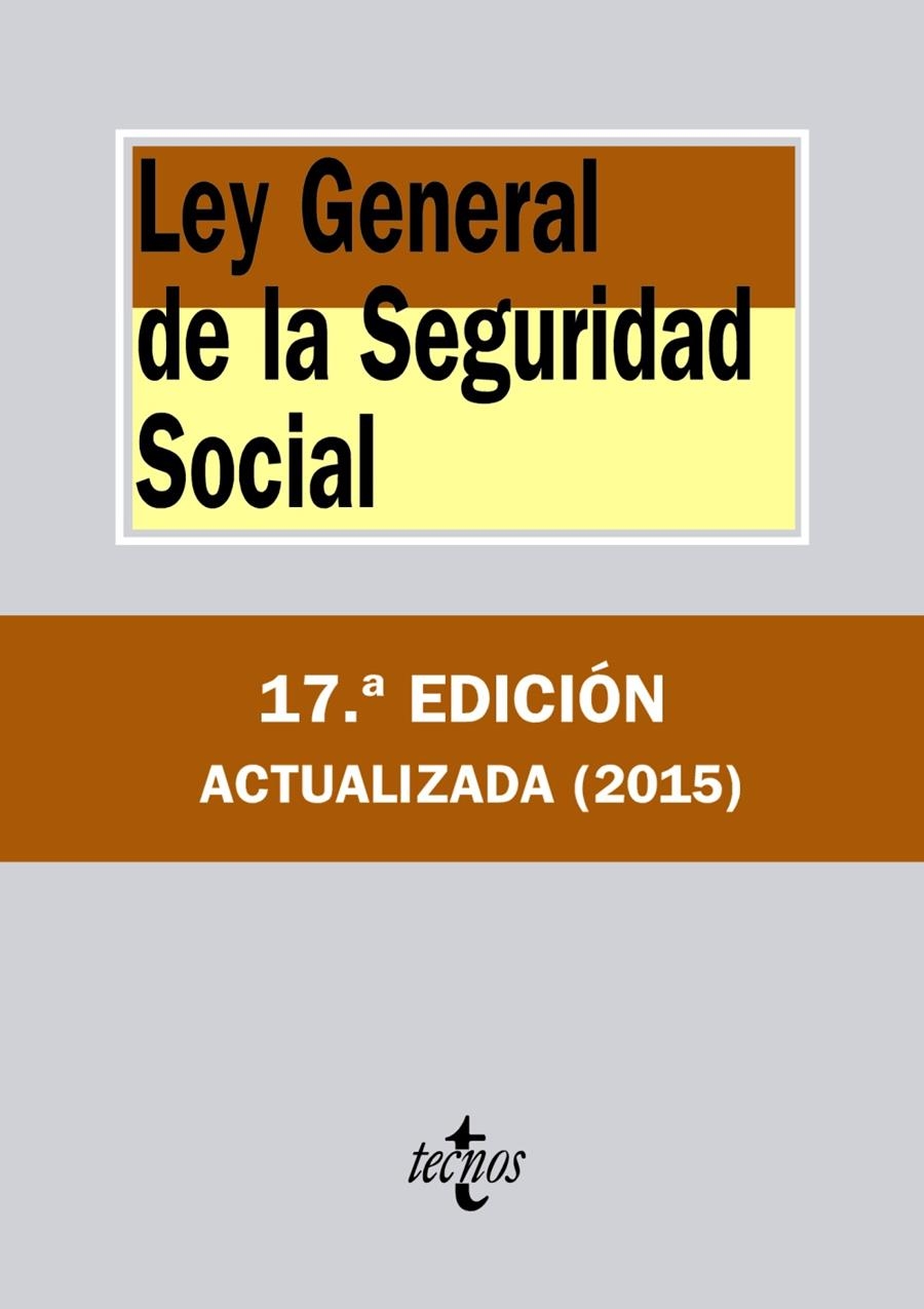 LEY GENERAL DE LA SEGURIDAD SOCIAL | 9788430965557 | AAVV | Llibreria Drac - Llibreria d'Olot | Comprar llibres en català i castellà online