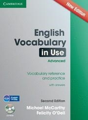 ENGLISH VOCABULARY IN USE ADVANCED WITH ANSWERS WITH CD-ROM SECOND EDITION | 9781107637764 | MCCARTHY, MICHAEL; O'DELL, FELICITY | Llibreria Drac - Llibreria d'Olot | Comprar llibres en català i castellà online