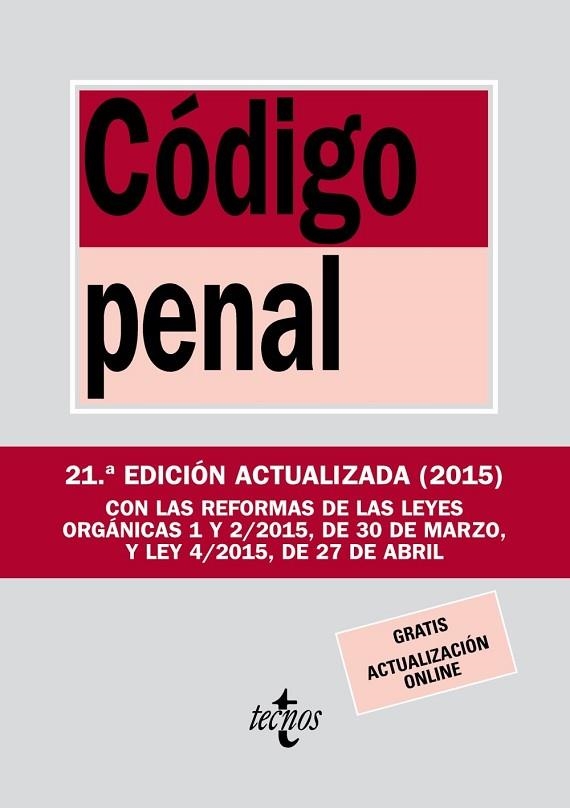 CÓDIGO PENAL (21ª EDICIÓN) | 9788430966066 | VV.AA. | Llibreria Drac - Llibreria d'Olot | Comprar llibres en català i castellà online