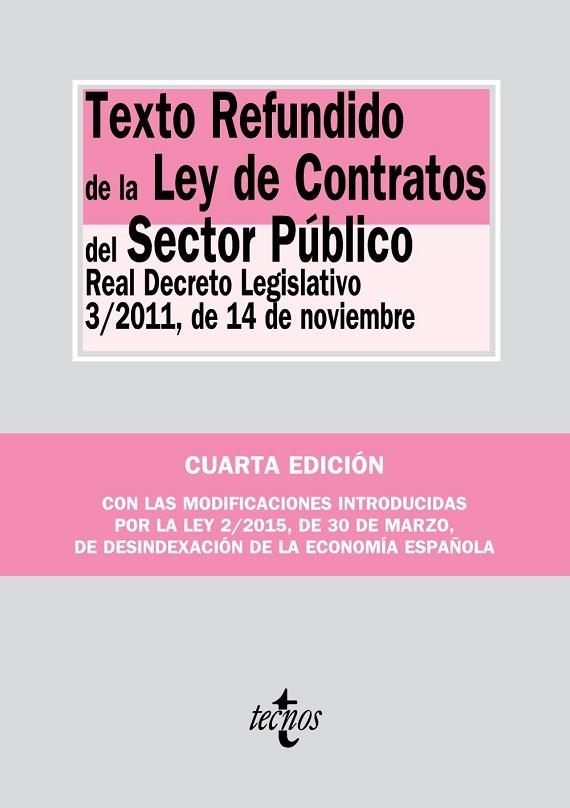 TEXTO REFUNDIDO DE LA LEY DE CONTRATOS DEL SECTOR PÚBLICO | 9788430965861 | AAVV | Llibreria Drac - Llibreria d'Olot | Comprar llibres en català i castellà online