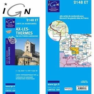 MAPA AX-LES-THERMES (2148ET) 1:25000 | 9782758518198 | Llibreria Drac - Llibreria d'Olot | Comprar llibres en català i castellà online