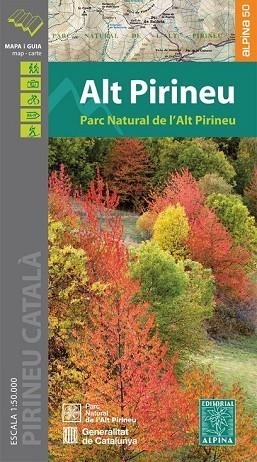 ALT PIRINEU. PARC NATURAL DE L'ALT PIRINEU MAPA I GUIA EXCURSIONISTA 1:50000 | 9788480905701 | AA.DD. | Llibreria Drac - Llibreria d'Olot | Comprar llibres en català i castellà online