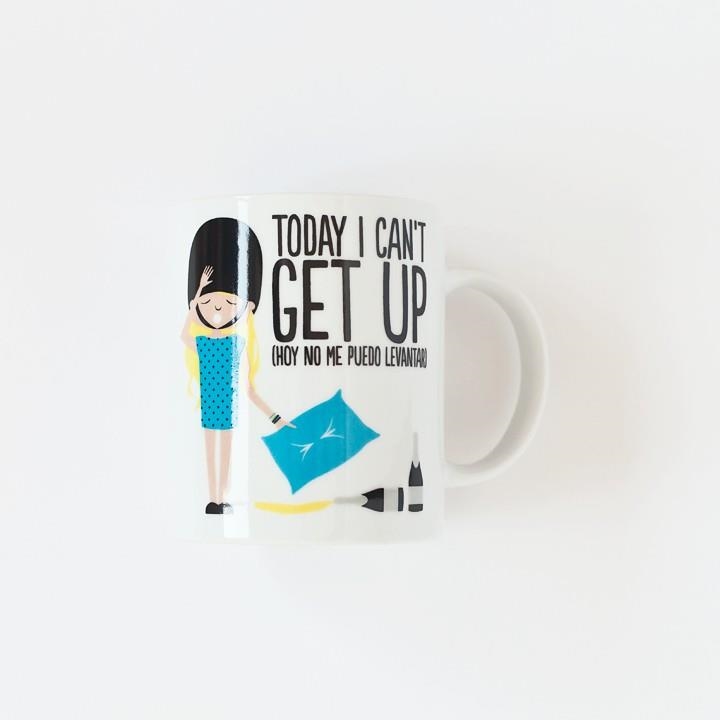 TAZA SUPERBRITÁNICO TODAY I CAN'T GET UP | 8432715076209 | Llibreria Drac - Llibreria d'Olot | Comprar llibres en català i castellà online