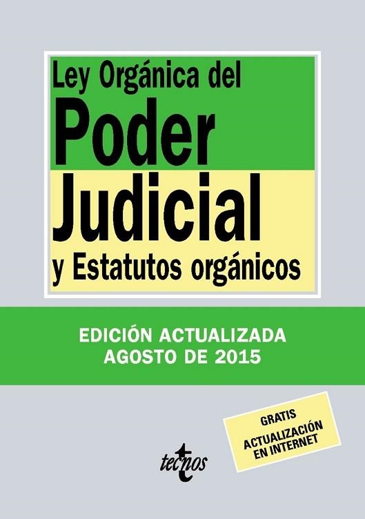 LEY ORGÁNICA DEL PODER JUDICIAL Y ESTATUTOS ORGANICOS | 9788430966134 | AA.DD. | Llibreria Drac - Llibreria d'Olot | Comprar llibres en català i castellà online