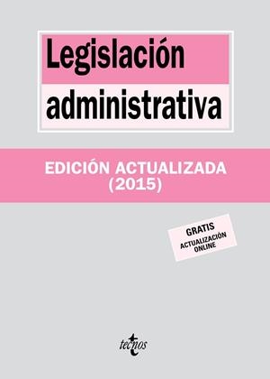 LEGISLACIÓN ADMINISTRATIVA (EDICION ACTUALIZADA 2015) | 9788430966127 | VV.AA. | Llibreria Drac - Llibreria d'Olot | Comprar llibres en català i castellà online