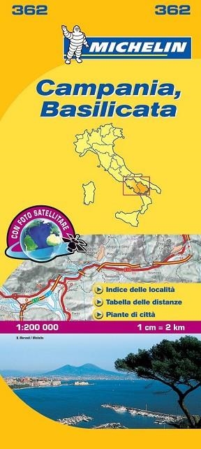 CAMPANIA, BASILICATA (MAPA LOCAL ITALIA 362) | 9782067126718 | MICHELIN | Llibreria Drac - Llibreria d'Olot | Comprar llibres en català i castellà online